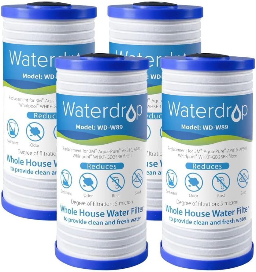 Waterdrop 4.5in x 10in AP810 Whole House Water Filter Cartridge