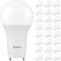 Sunco 24 Pack GU24 LED Bulb A19 - Dimmable 4000K Cool White
