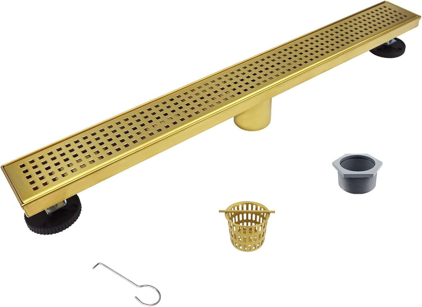 Linear Shower Drain 24in, 304 Stainless Steel Floor Drain