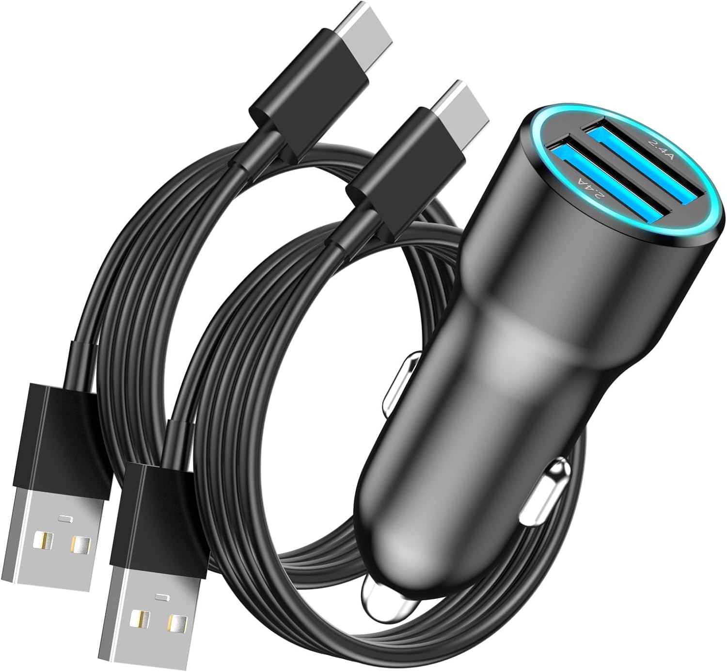 Fast Charging Dual USB Car Charger for iPhone 16 - Matsusho