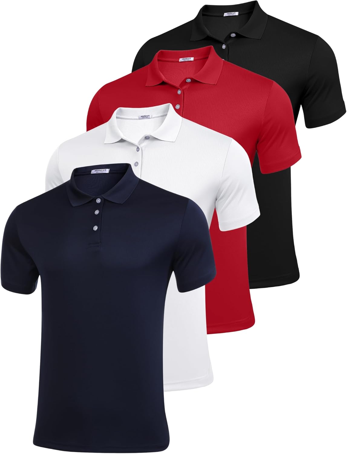 Golf Polo Shirts for Men Multipacks by PINSPARK - Quick Dry