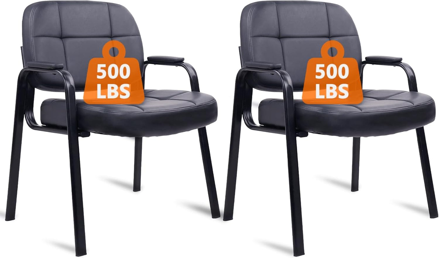 CLATINA Big & Tall Guest Chair for Office and Reception Areas