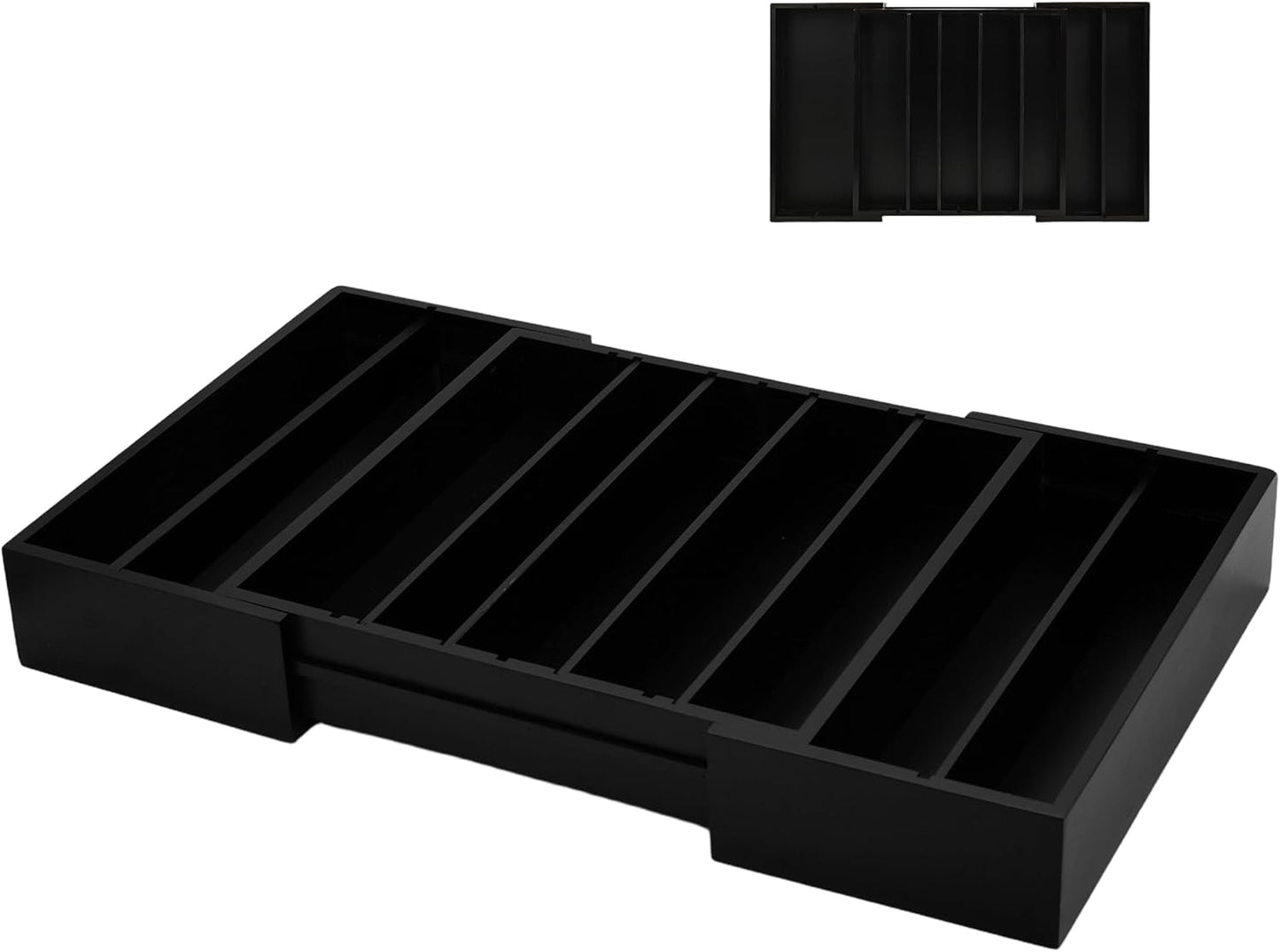 MinBoo Bamboo Drawer Organizer for K Cups and Tea Pods Storage