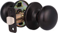 KNOBWELL Oil Rubbed Bronze Closet Door Knobs 6 Pack - Passage