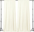 Gallety 10x10 Ivory Backdrop Curtain - Elegant Drapes for Seamless Decor
