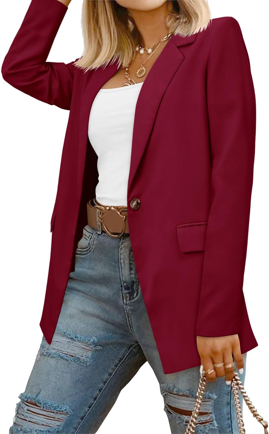 CRAZY GRID Women Business Casual Blazers for Stylish Workwear