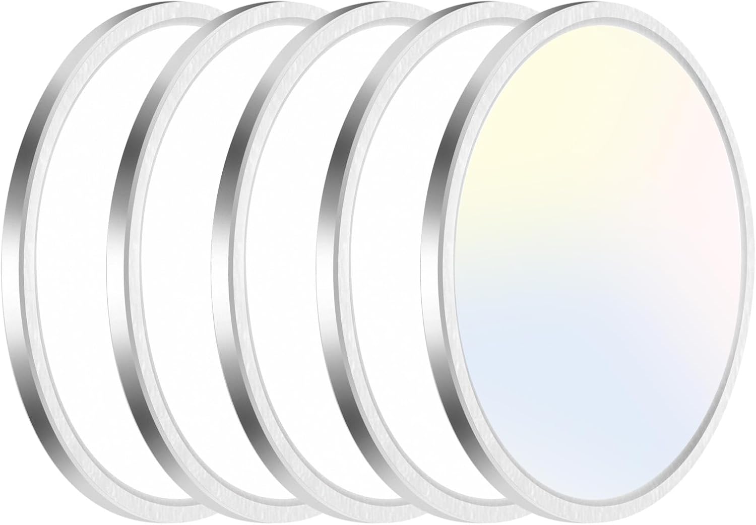 Flush Mount LED Ceiling Light Fixture 12Inch Dimmable 3 Color