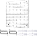 Acrylic Business Card Holder Wall Mount Clear Sticker Display Rack