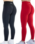 AUROLA Workout Leggings for Women Seamless Scrunch Tights (Style V1HP)