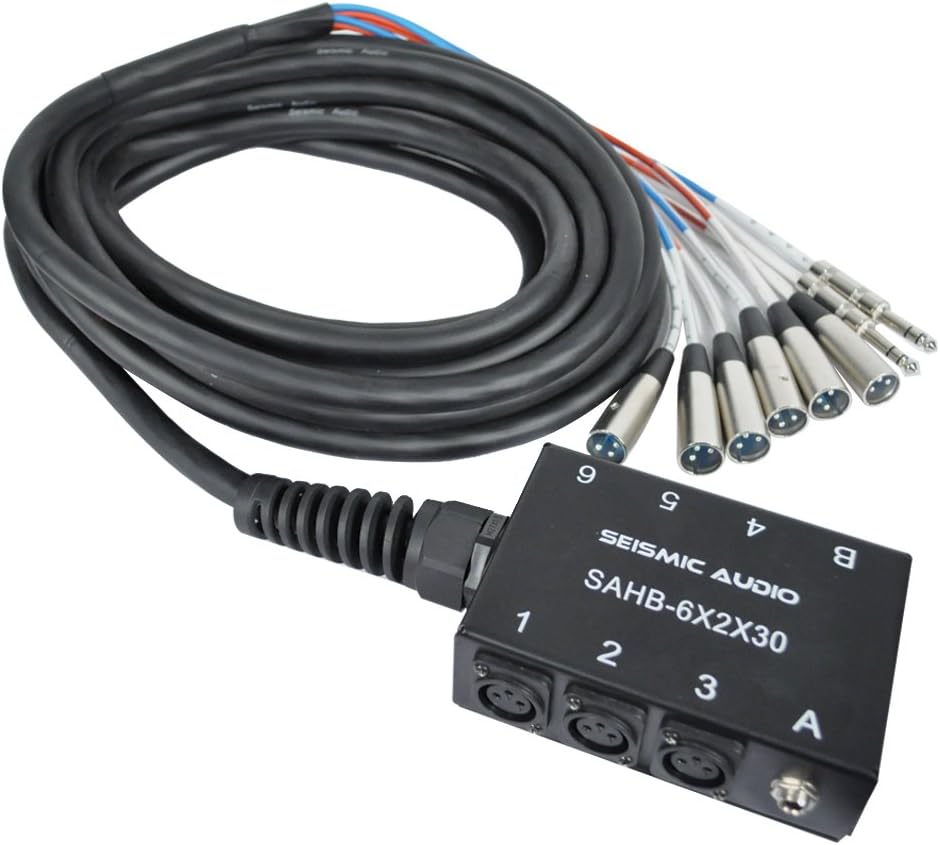 Seismic Audio 6 Channel 30-Feet Compact XLR Sub Snake Review