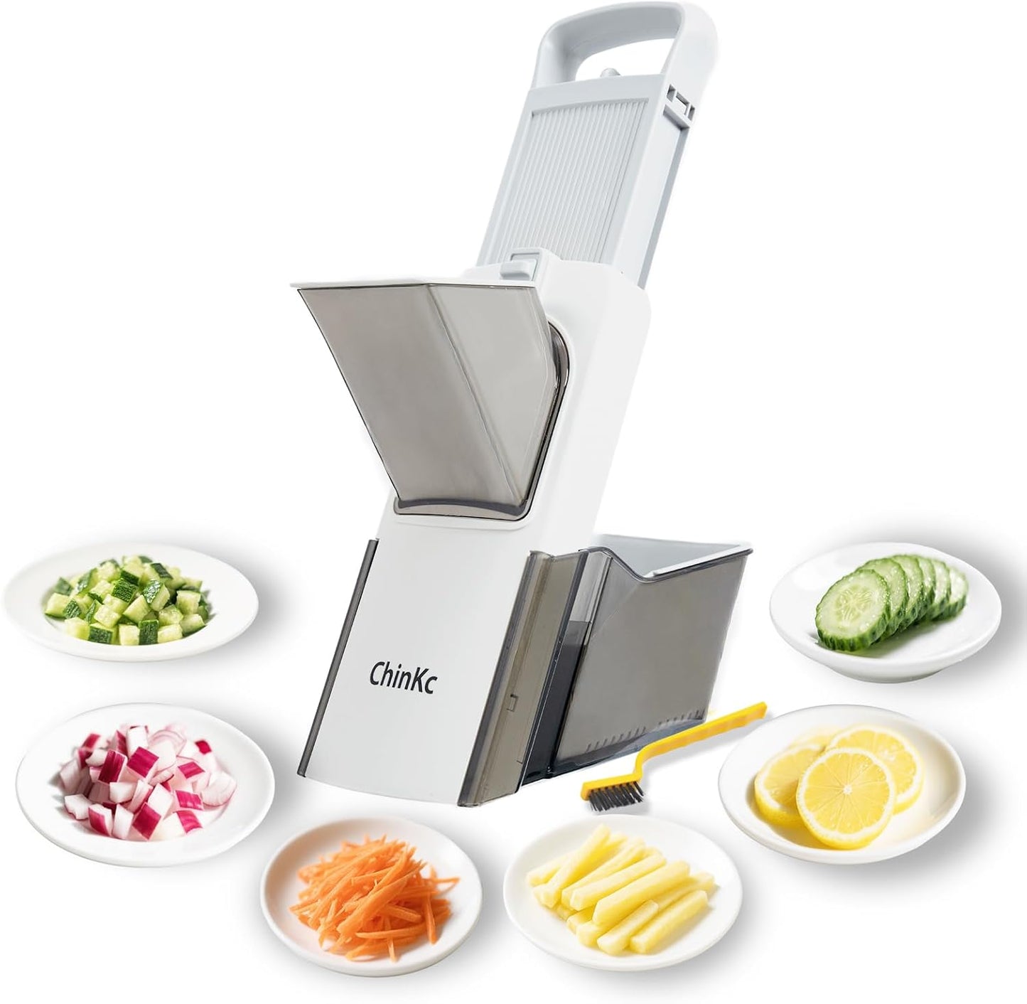 Upgrade Safe Mandoline Slicer for Kitchen with Adjustable Features