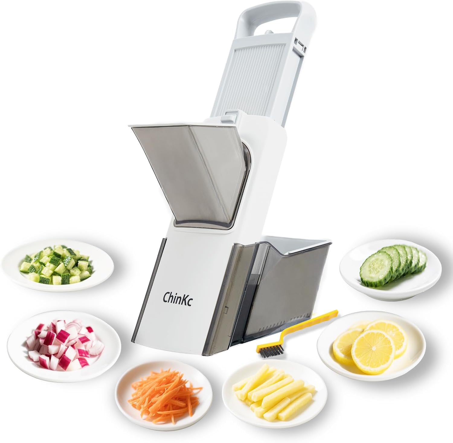 Upgrade Safe Mandoline Slicer for Kitchen with Adjustable Features