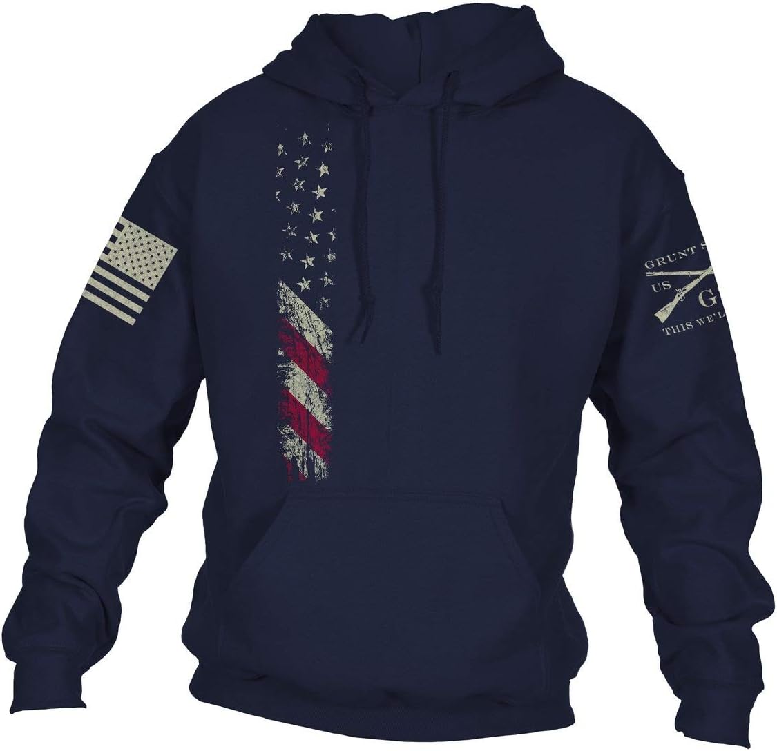 Grunt Style True Colors Hoodie - Comfort and Patriotism Combined