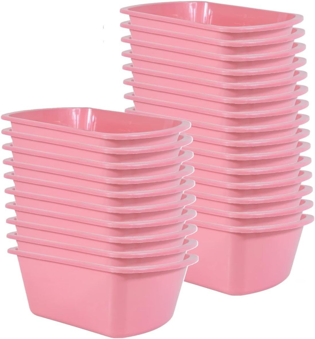 Rectangular Plastic Wash Basins for Versatile Household Use