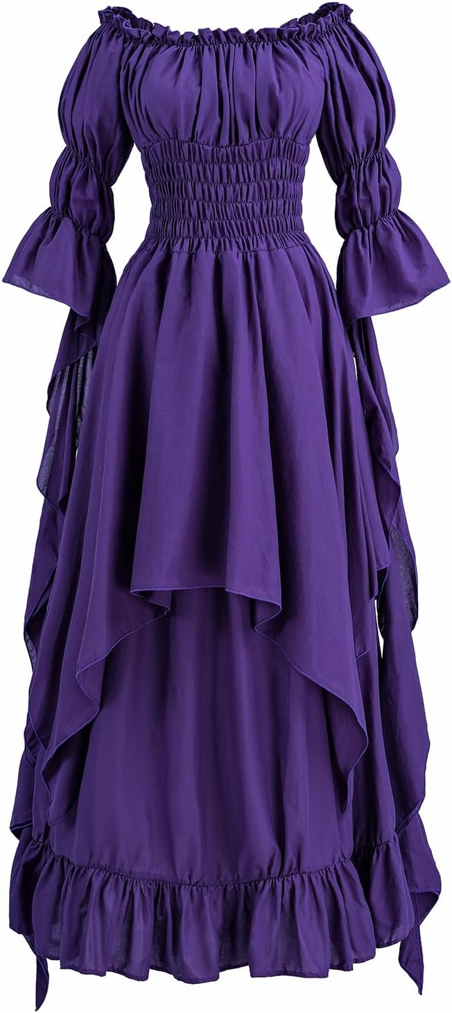 Renaissance Dress Women Medieval Costume for Gothic Weddings