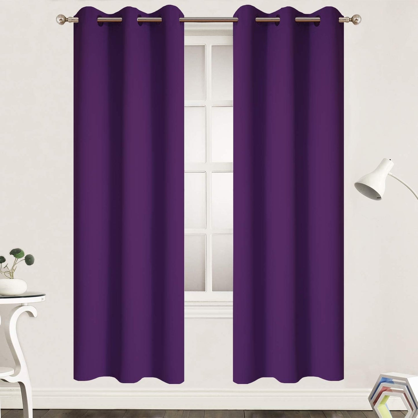 Yakamok Blackout Curtains for Living Room - Thermal Insulated Panels