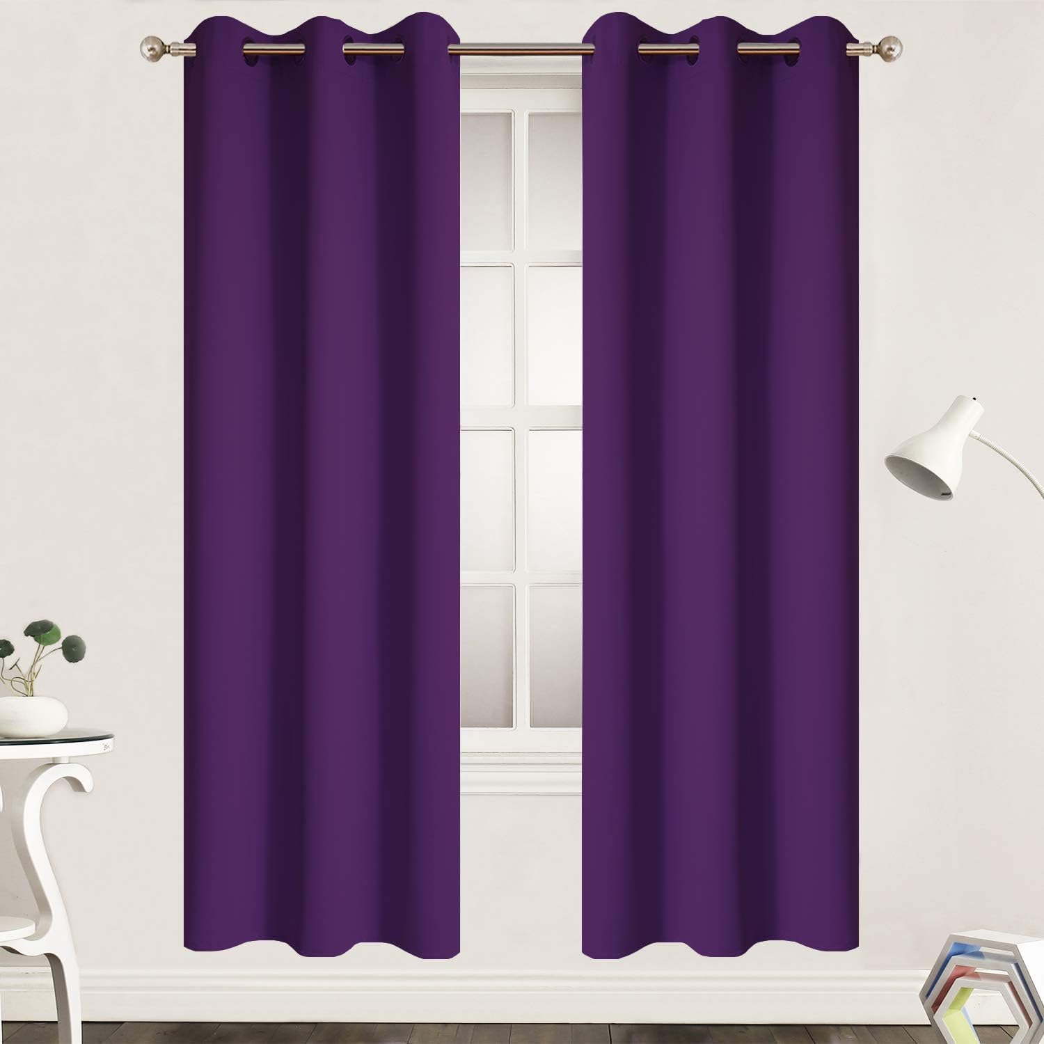 Yakamok Blackout Curtains for Living Room - Thermal Insulated Panels