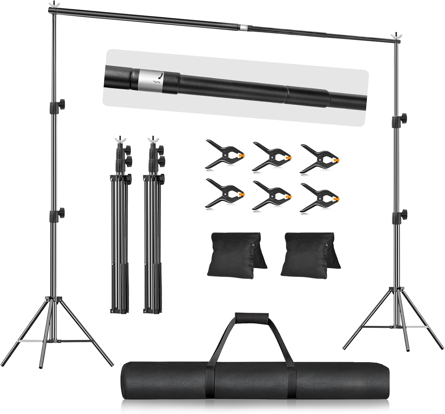 EMART 10x7.9FT Backdrop Stand for Photography and Events