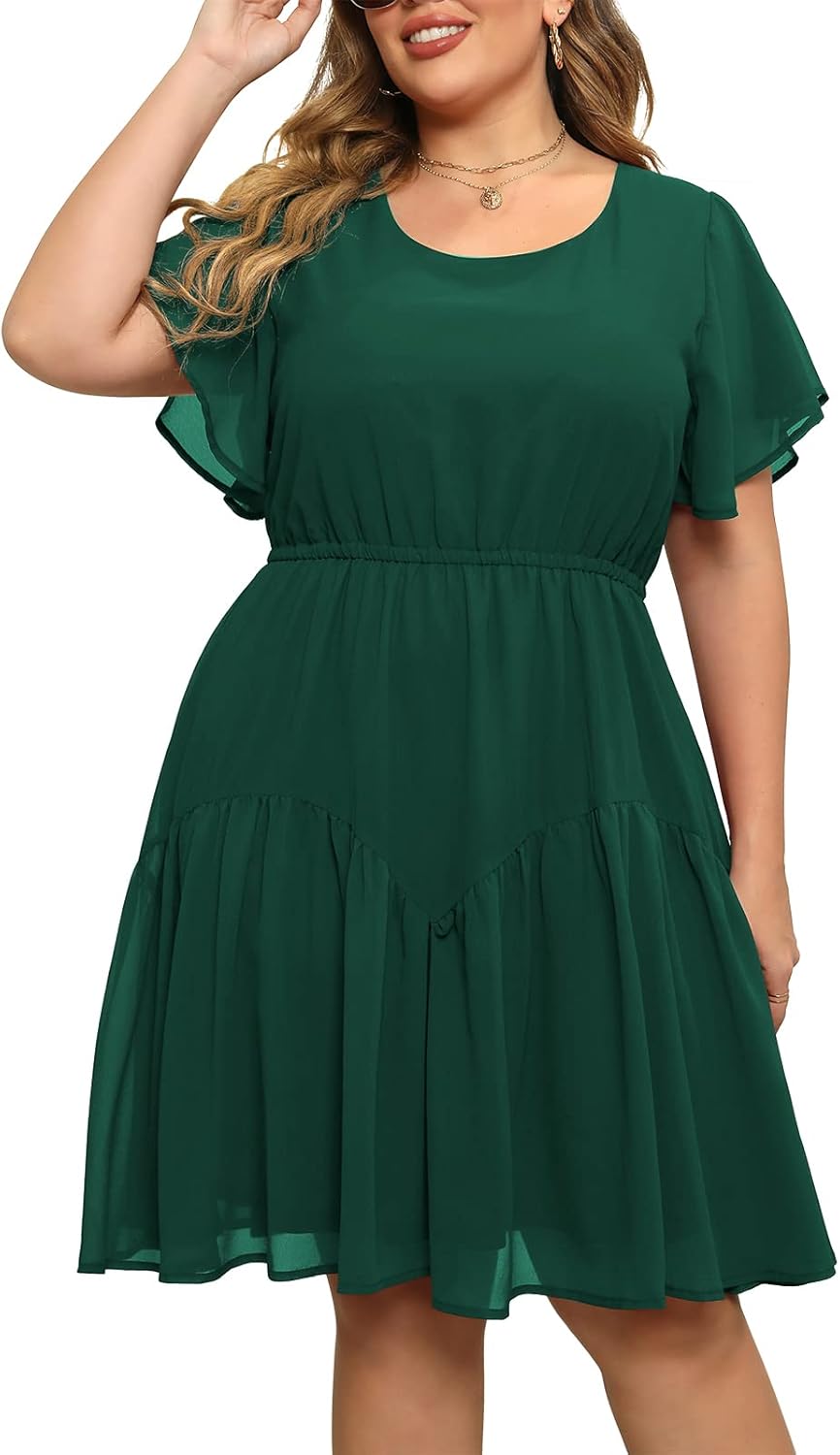 Plus Size Summer Dresses for Curvy Women - Boho Midi Style