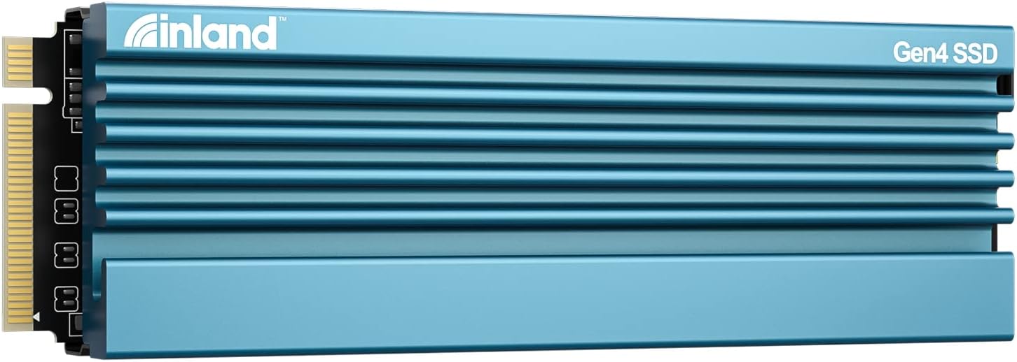 INLAND 2TB Gaming SSD with Heatsink for PS5 - High Speed