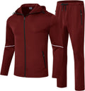 Rdruko Men's Track Suits for Relaxed Fitness and Leisure Activities