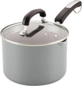 Farberware EcoAdvantage Ceramic Nonstick Straining Saucepan, 3 Quart