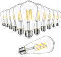 LVWIT ST21 LED Filament Bulb 5W Dimmable 2700K - Warm Vintage Glow