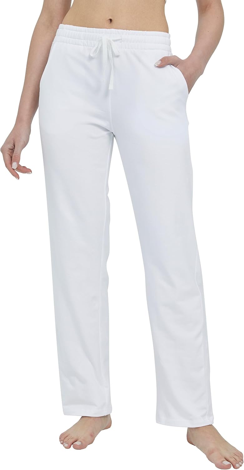 Willit Women's Cotton Sweatpants for Yoga and Lounge Wear