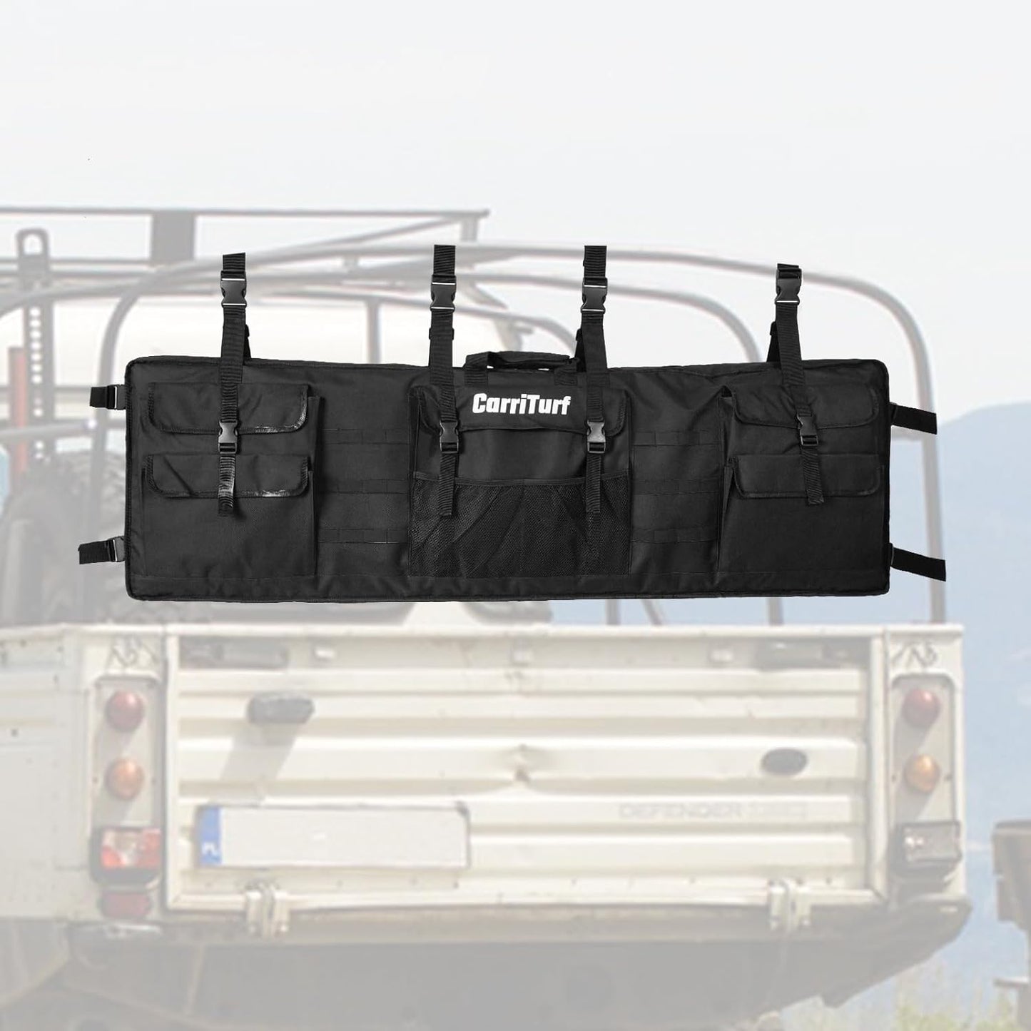 Double UTV Tool Bag Rack - Heavy Duty Waterproof Design