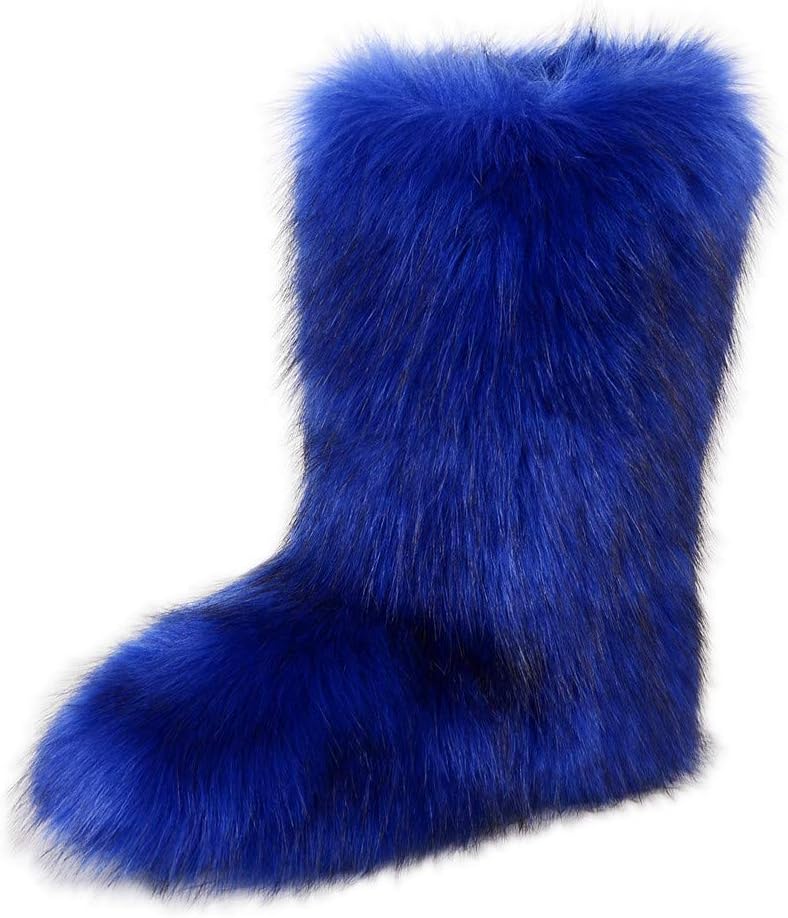 Gegefur Women's Faux Fur Boot: Warm, Comfortable Snow Boots
