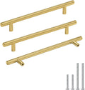 Goldenwarm 8 in Brushed Gold Cabinet Pulls - 20 Pack