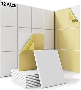 12 Pack Acoustic Panels for Soundproofing Home Studio Office