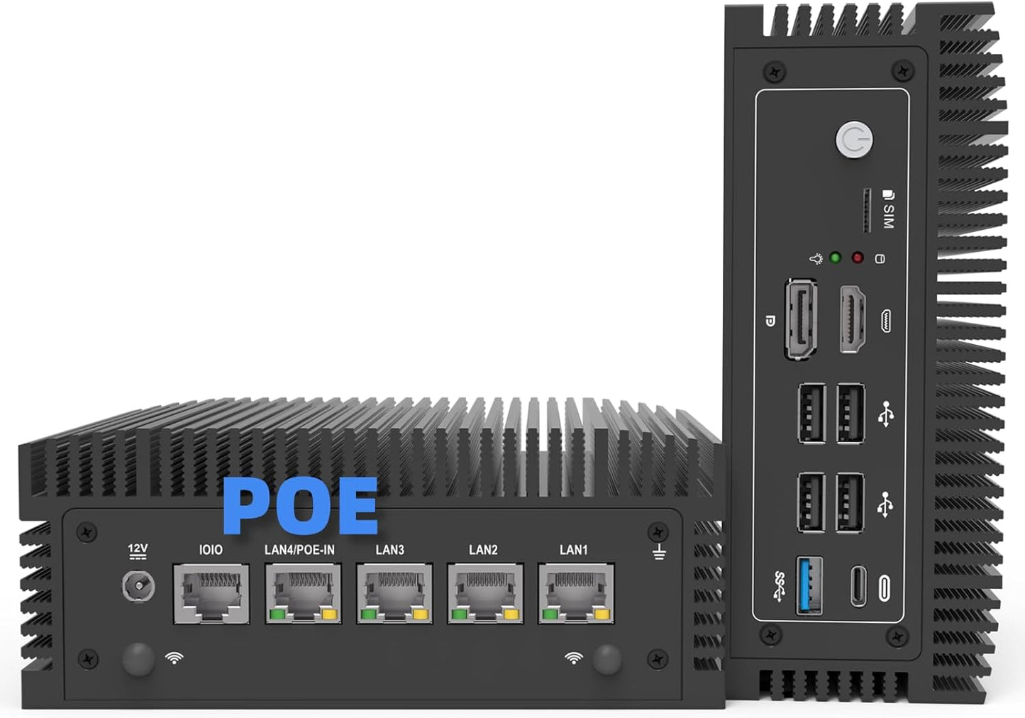 Mini Desktop Computer with 4 LAN Ports for High-Speed Networking