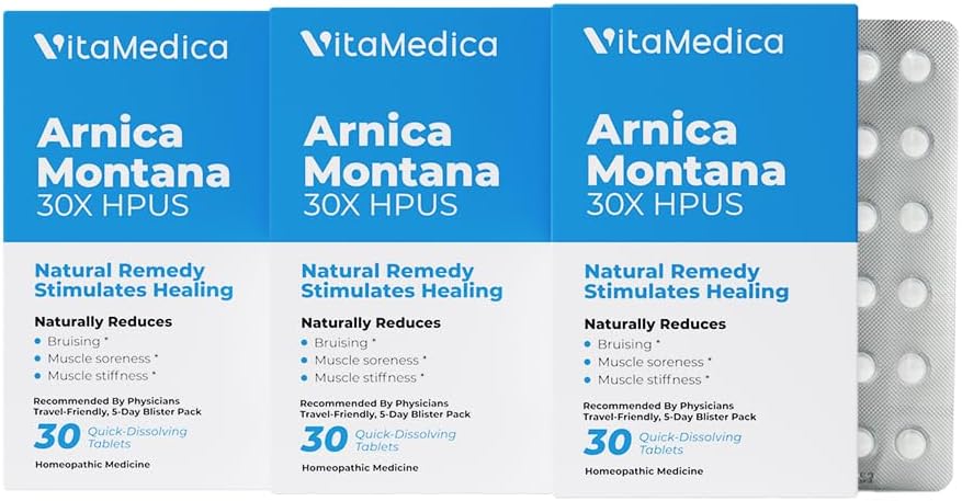 VitaMedica Arnica Montana Tablets for Bruising Pain Relief