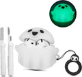 Glow-in-The-Dark 3D Ghost AirPods 4 Case + Cleaner Kit - CCXNAS