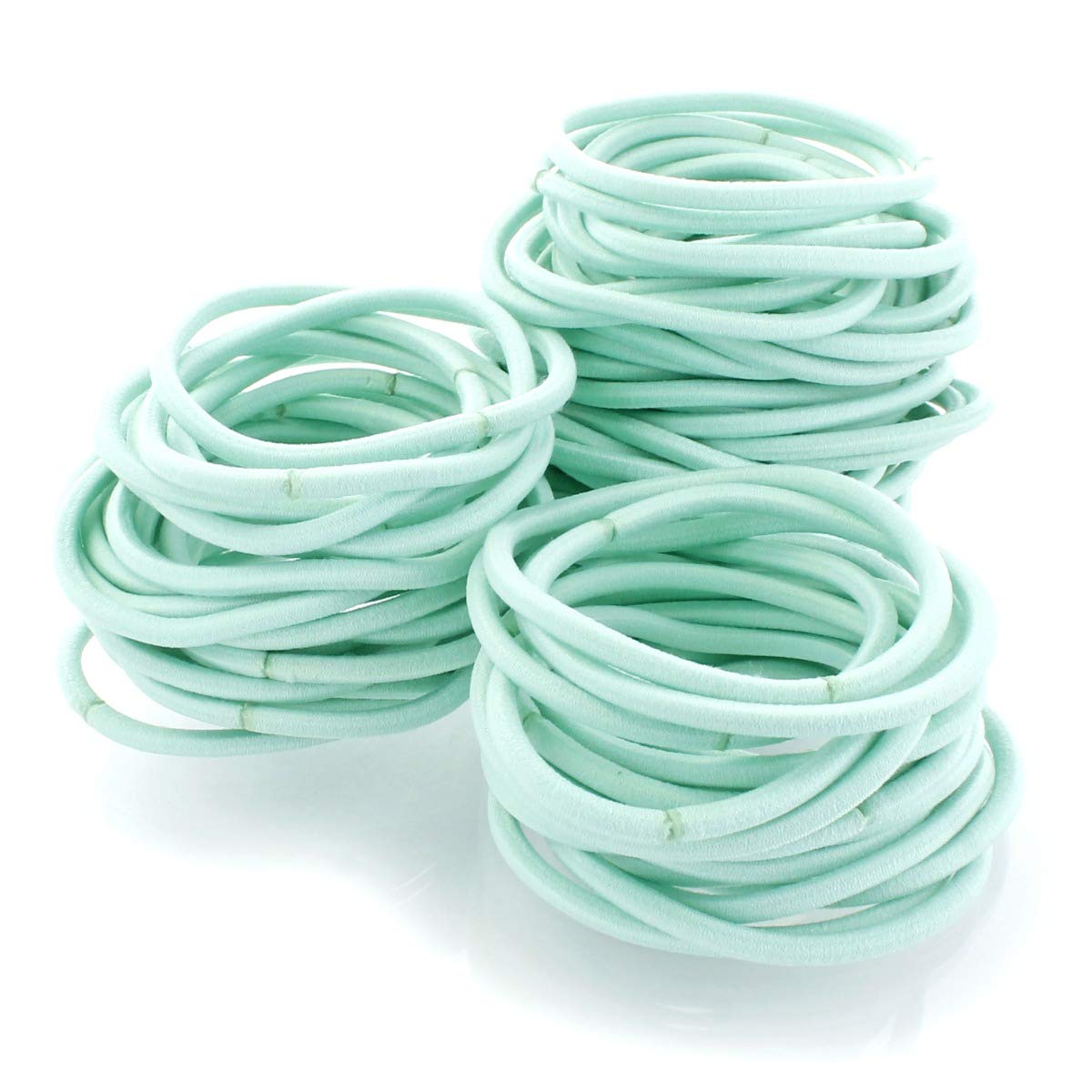 My Lello Hair Elastics Professional Grade Ponytail Holders Aqua