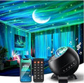 COOLNIGHT Star Projector: 5 Moons, 21 RGB Colors, 15 Noises, Bluetooth Speaker, Ceiling Projector