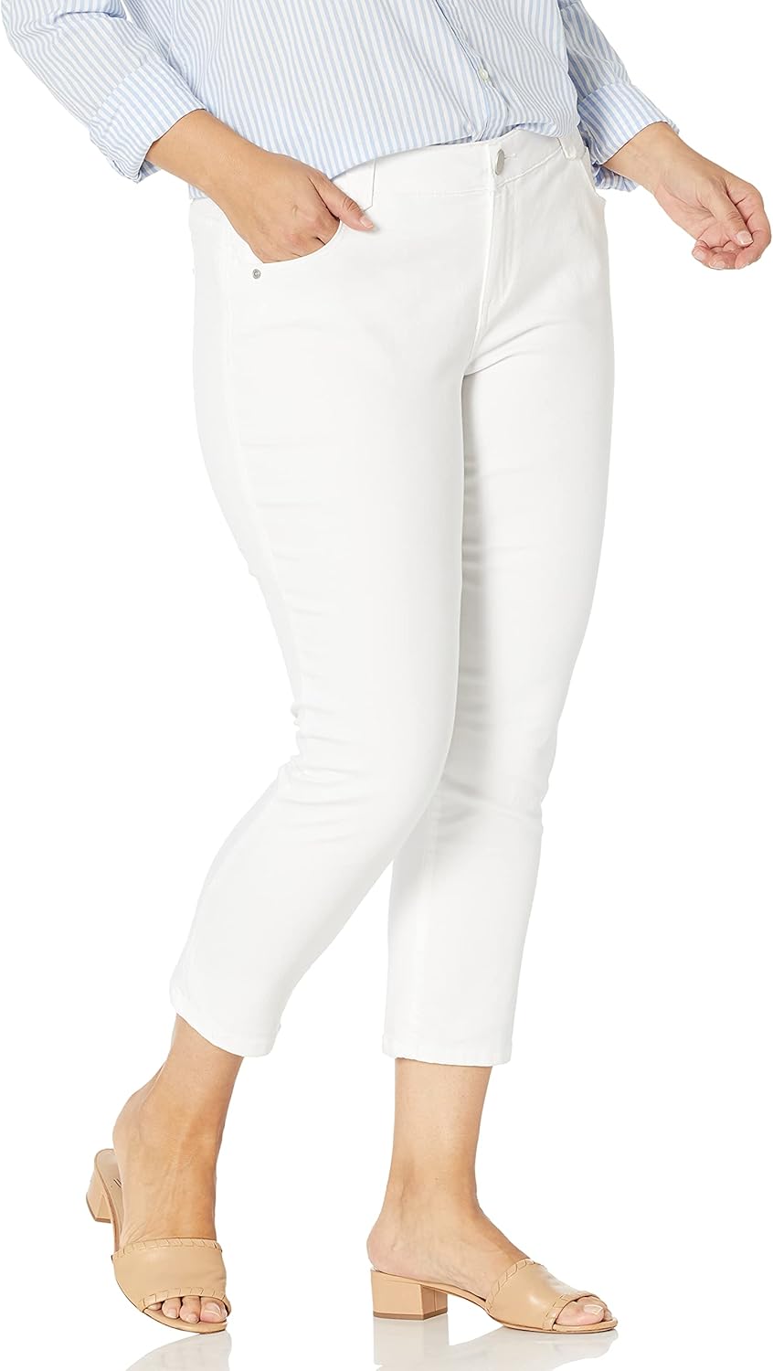 Democracy Women's Plus Size Ab Solution Crop for Comfort