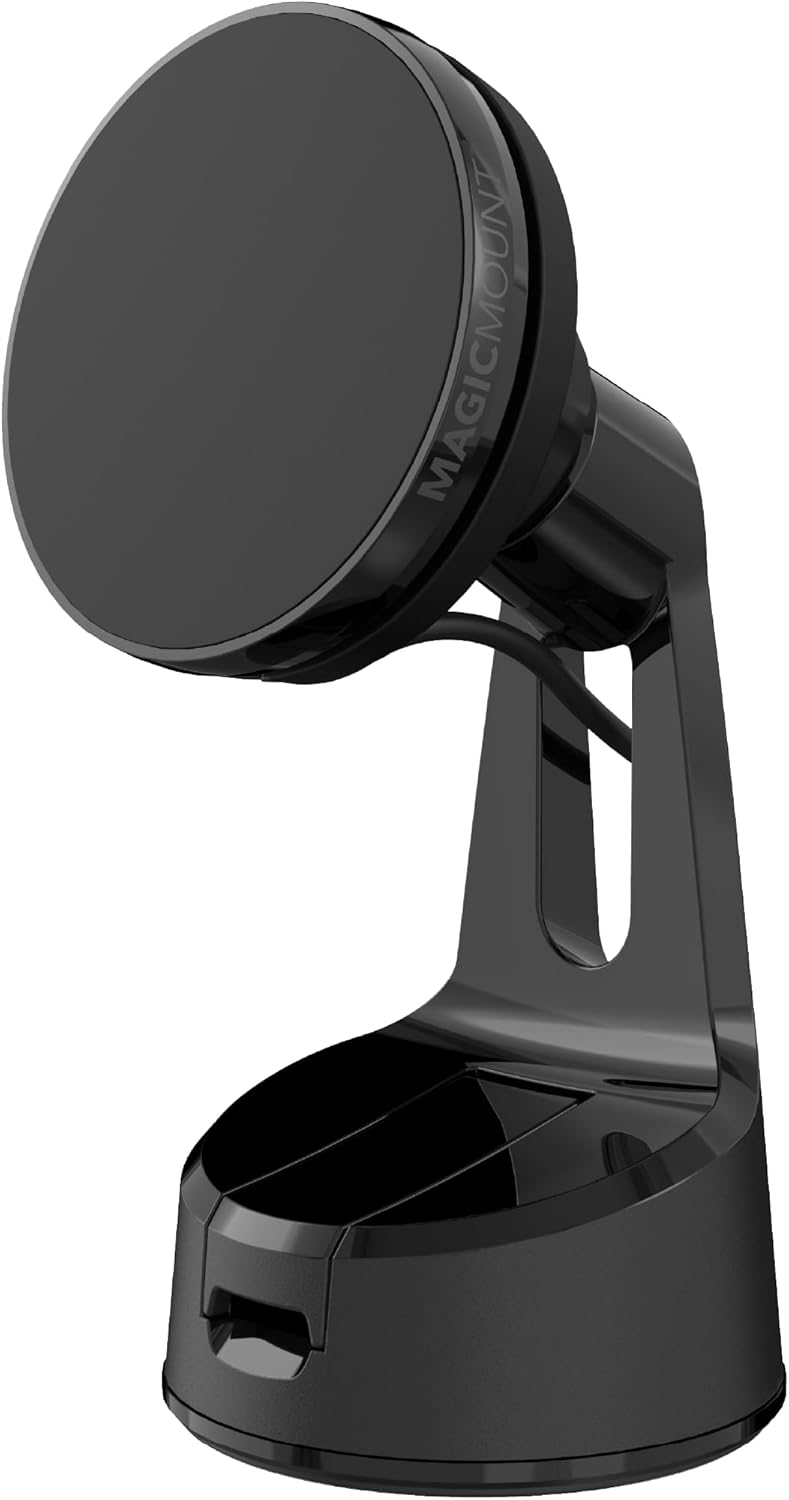 Wireless Charging Car Mount with MagSafe Apple Compatibility