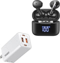 TOZO T21 Wireless Earbuds with 65W C2 Fast Charger - Long Playtime