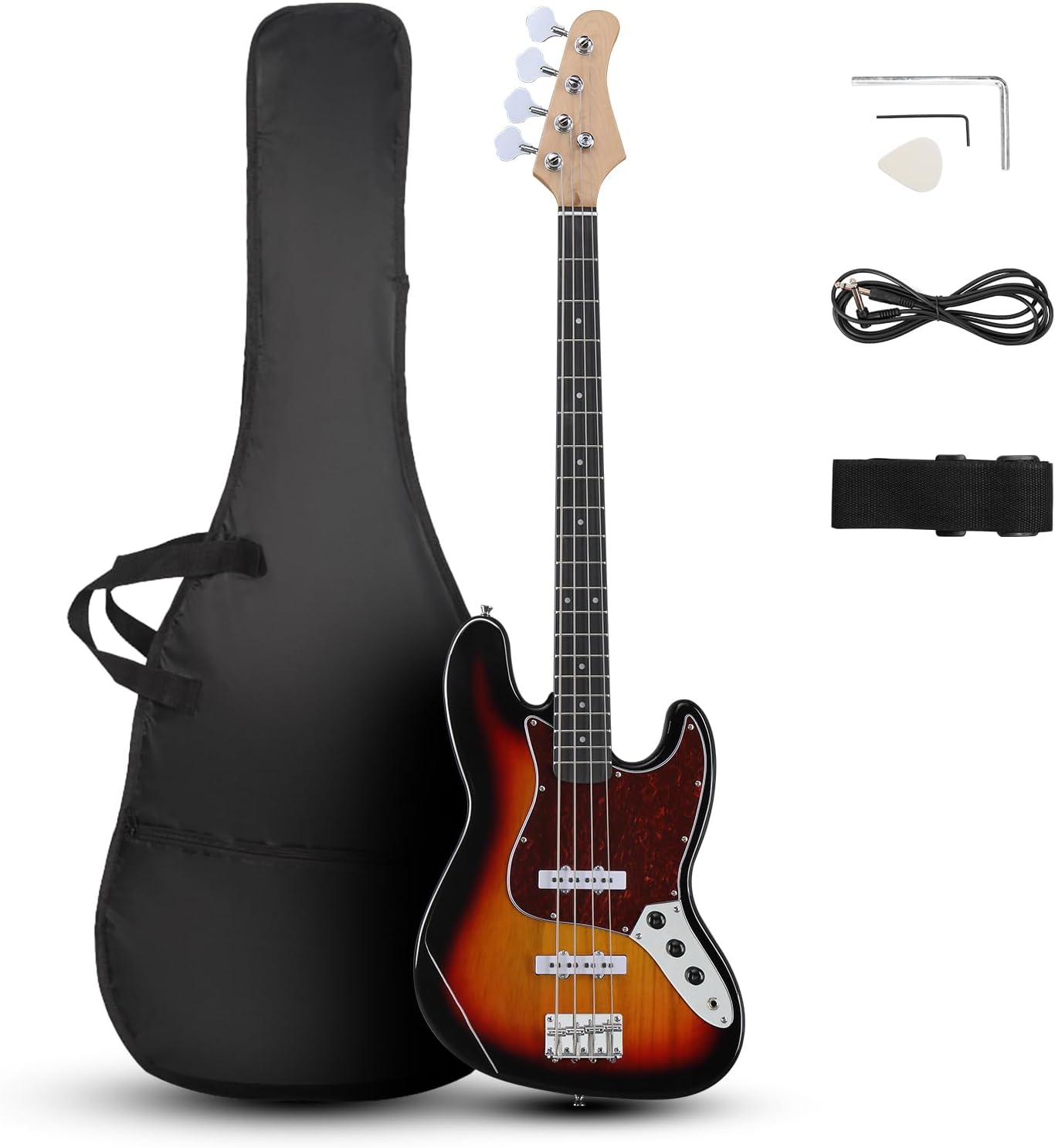 Ktaxon 4 String Electric Bass Guitar for All Skill Levels