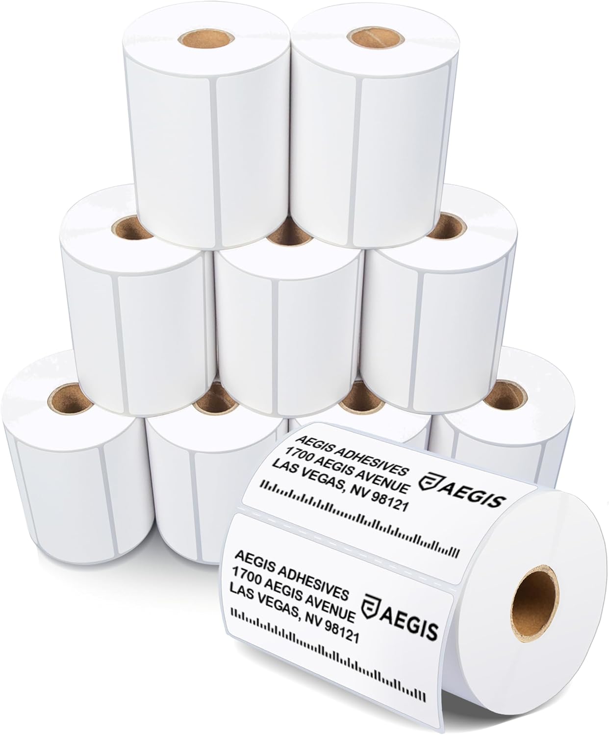 4 X 2 Direct Thermal Labels for Shipping & Postage - 10 Rolls