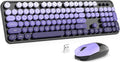 Wireless Keyboard and Mouse Combo Retro Typewriter - Stylish Gradient