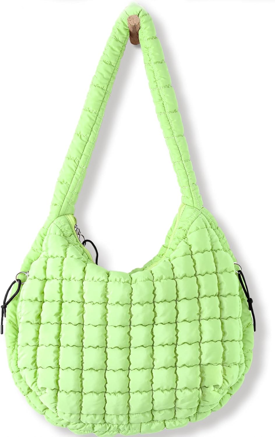 Large Quilted Puffer Tote Bag for Women - Stylish Carryall