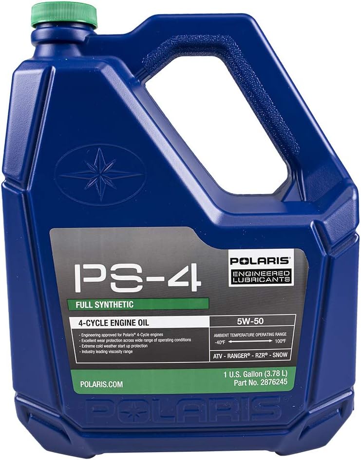 Polaris 1 Gallon PS-4 Full Synthetic Oil 5W-50 for 4-Cycle Engines
