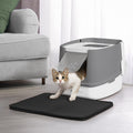 Fully Enclosed Cat Litter Box with Lid & Odor Filter - Large