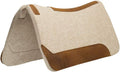 Weaver Equine 33in x 32in Contoured Wool Blend Felt Saddle Pad - Shock