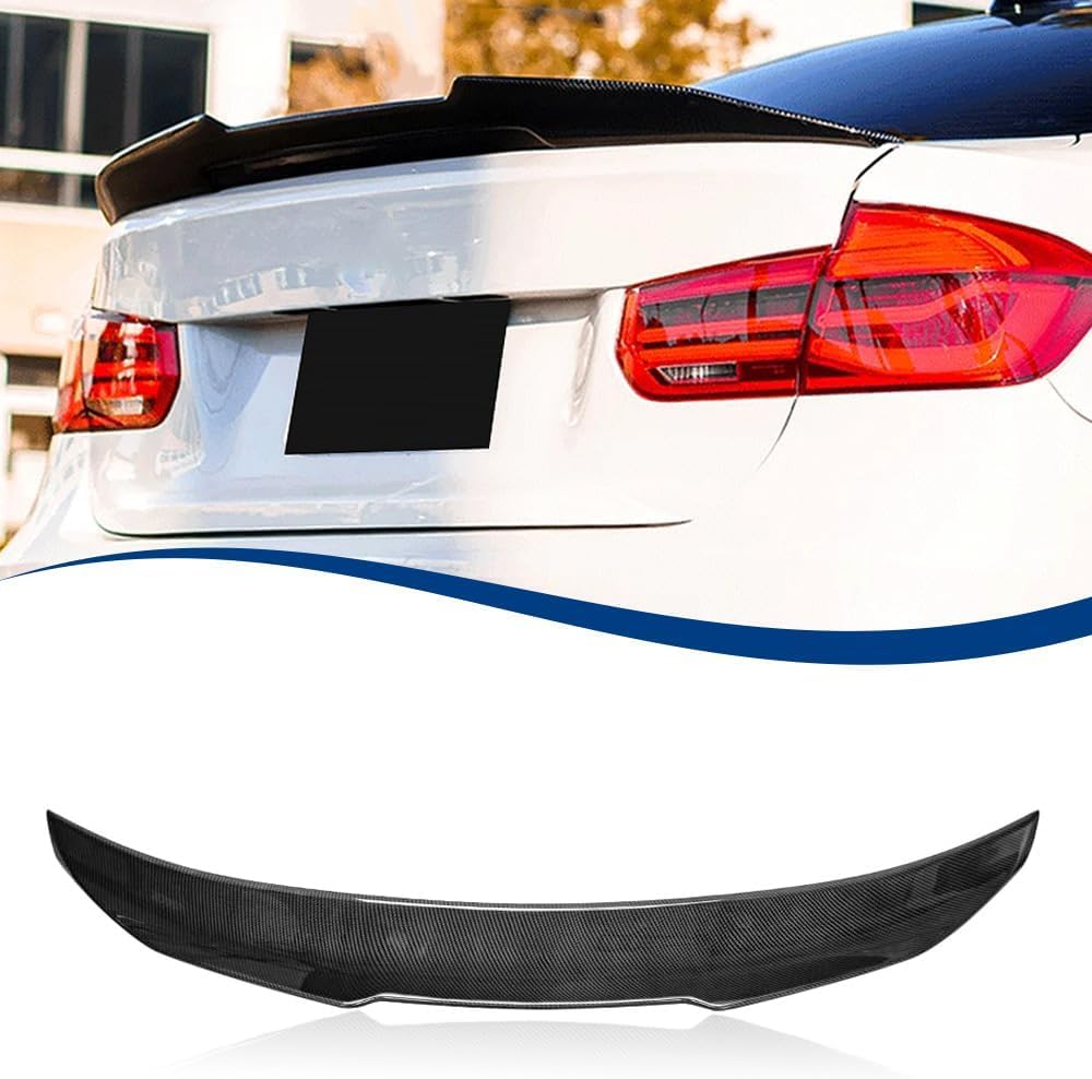 Carbon Fiber Pattern F30 Spoiler for 2013-2018 3 Series Sedan
