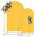 Metal Arch Backdrop Stand and Cover Set 8FT 7.2FT - Easy to Assemble
