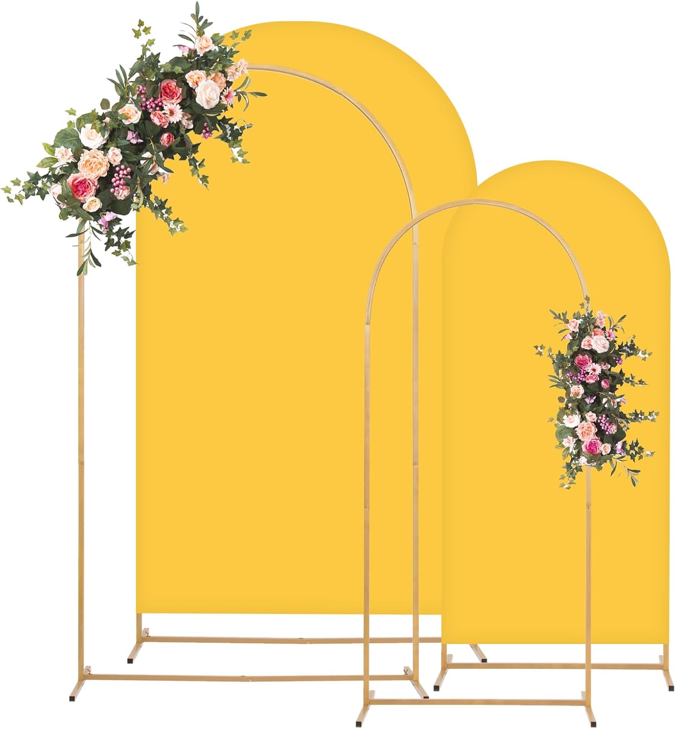 Metal Arch Backdrop Stand Set for Parties and Events